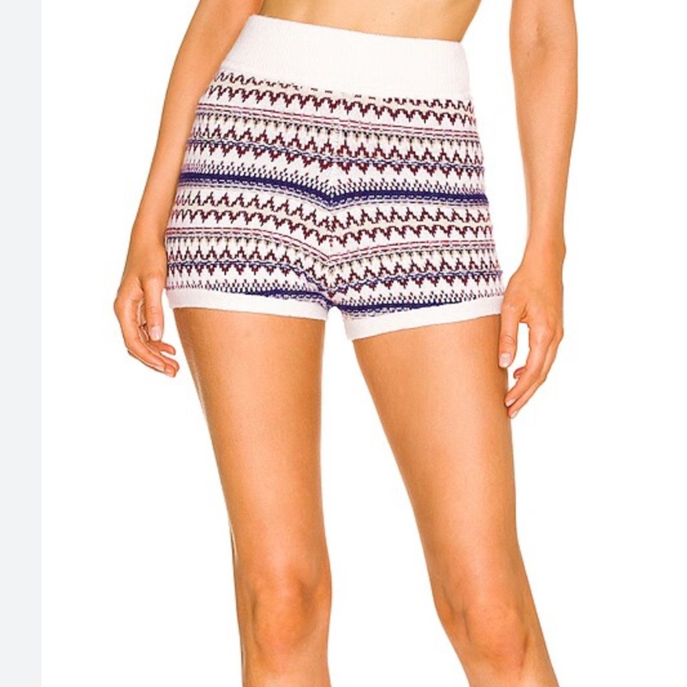NWT RAG & BONE Willow Wool Fair Isle Hot Short